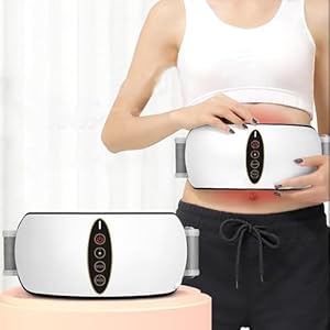 Abdominal Massager, Electric Abdominal Massage Device, Intelligent Timing/Multiple Modes/Multi-Part Use/Constant Temperature Hot Compress, for Body Shaping, Belly, Legs, Neck