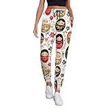 Traditional Russian Doll Women's Joggers Pants Running Sweatpants with Pockets Athletic Leggings Lounge Pants