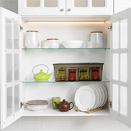 Utopia Home - Tea Bag Organizer - Stackable Tea Bag Storage Box With Clear Top Lid - Tea Bag Holder For Counter Tops, Kitchen Cabinets, Pantry, Sweeteners (Grey)(Pack Of 3) #TOP5