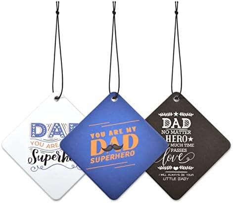 Car Air Fresheners for Men Father's Day Gifts from Daughter Son Birthday Gift for Dad Car Accessories for Men Dad Papa Daddy Grandfather
