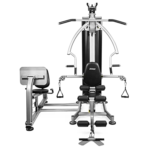 Dione Pro MG2 - Fitnessstation - Multi-Gym - Krafstation - mit 75 kg Metall Gewichte - Mit Legpress - Homegym – Bild 3