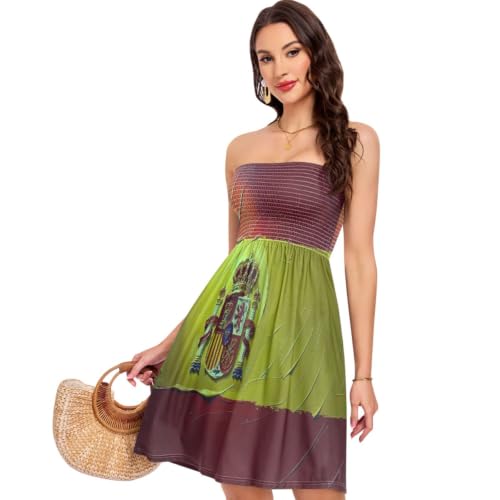 Robe d'été rouge pour femme robe hawaïenne décontractée