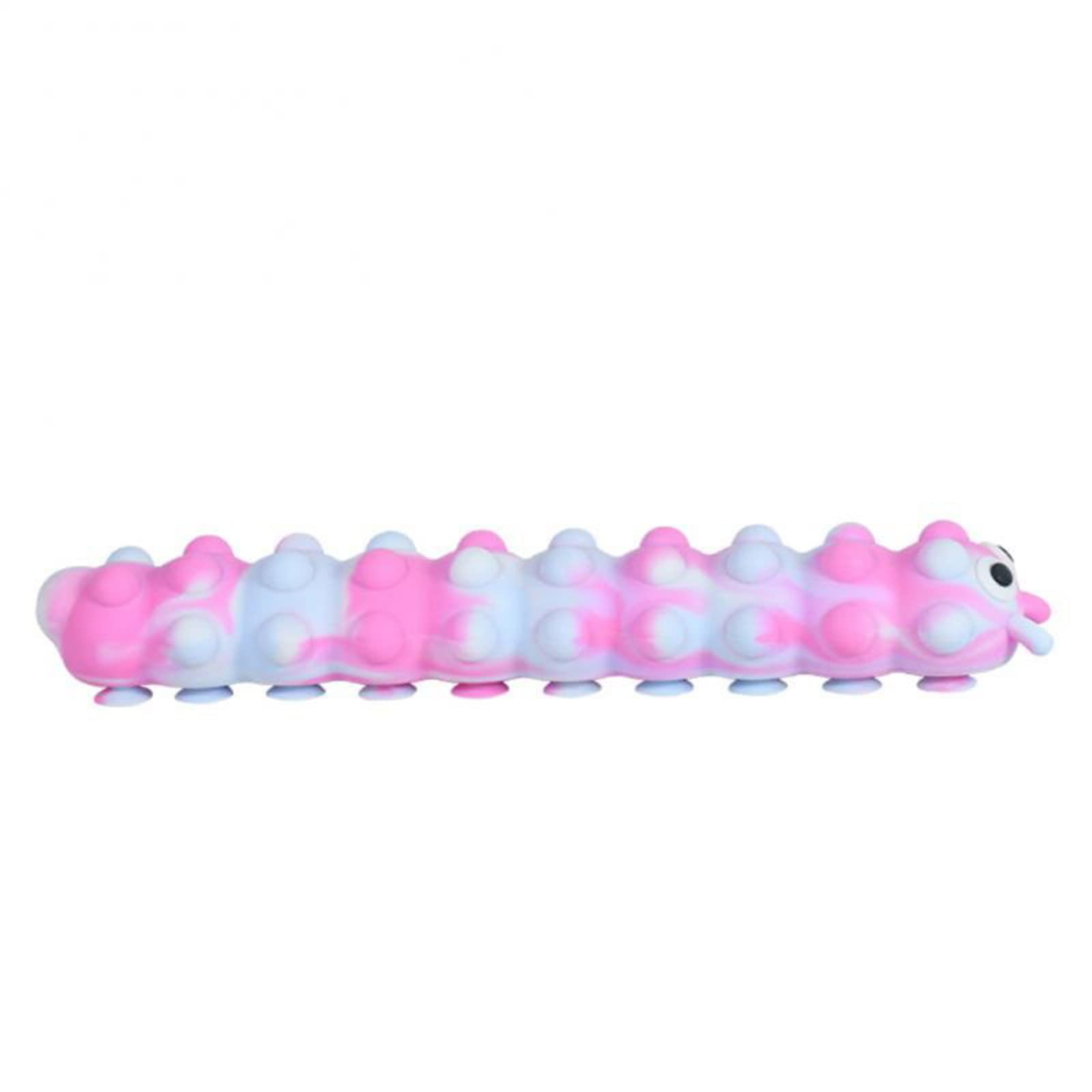 Hanzete Popits Caterpillar Decompression Sucker Bubble Ball To Vent Glowing Pinch Squeeze Toy Fidget Toys Office Decompression Artifact