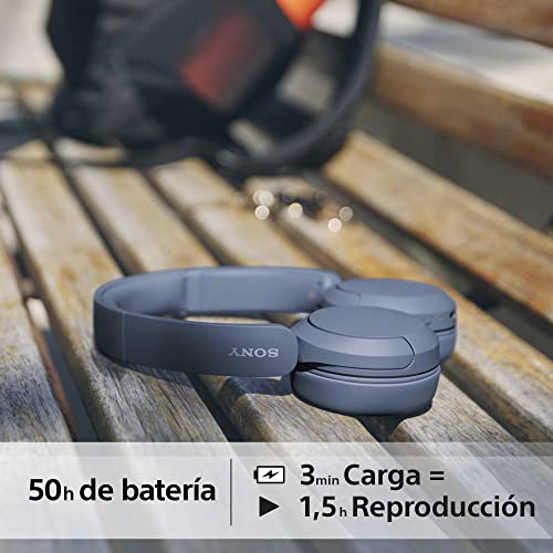 Auriculares de diadema inalámbricos Sony WH-CH520 azul para iOS y Android 6