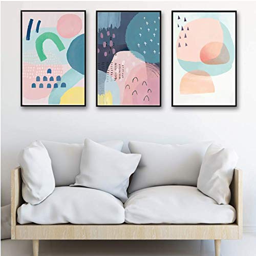 Peinture murale géométrique pour habiller un grand mur vide