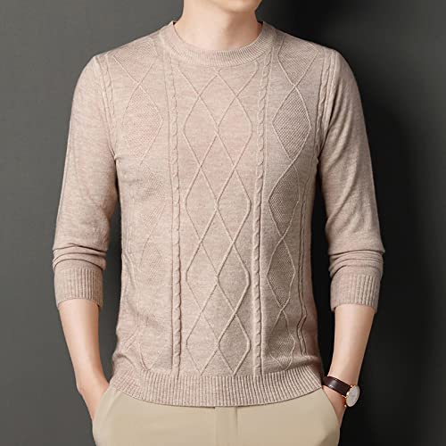 Pull à col roulé chaud pour hommes chemise couche de base tricot