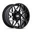 GLOSS BLACK W/ MACHINED FACE