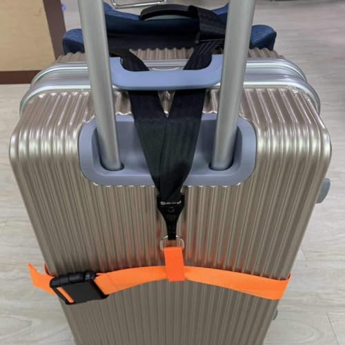 Cinto de embalagem de bagagem com fivela de transporte ajustável para mala e mochila, alças ajustáve
