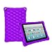 Produktbild HD 10 Kids Edition Tablet Hülle - Kinder stoßdämpfend, stoßfest, rutschfest, stoßfest, leicht, kinderfreundlich, Schutzhülle für HD 25,7 cm (10,1 Zoll) Tablet 2-Purple Portable Style Tablet Case