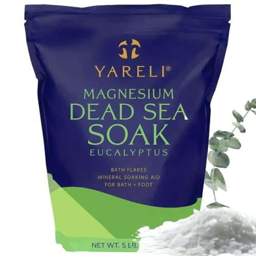 Yareli Magnesium Flakes Dead Sea Bath Soak 5lb Eucalyptus