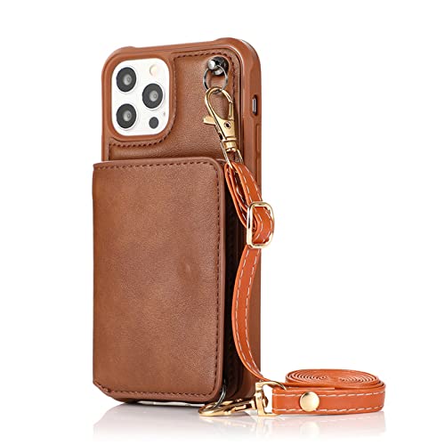 Sac de portefeuille pour iPhone 7 Plus avec cordon amovible et porte-cartes