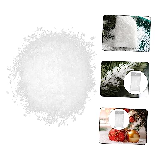 Zerodeko 2 Peças 2 Neve Artificial Neve Falsa Decoração De Inverno Decoração De Neve De Natal Enfeit