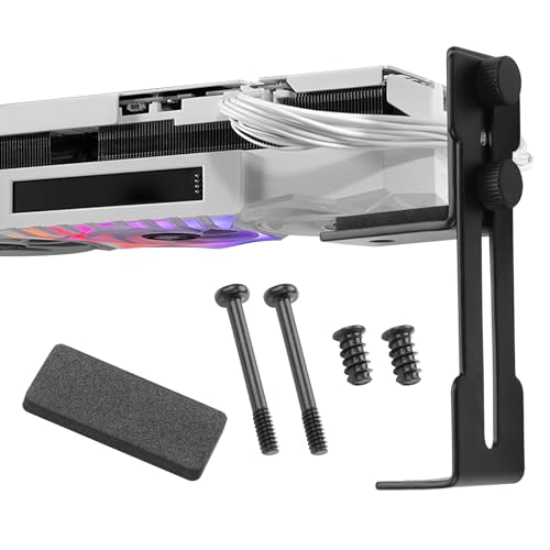 YAODHAOD GPU Brace Support, Graphics Card Support,Adjustable Anti Sag GPU Stand 6-96mm (Black)