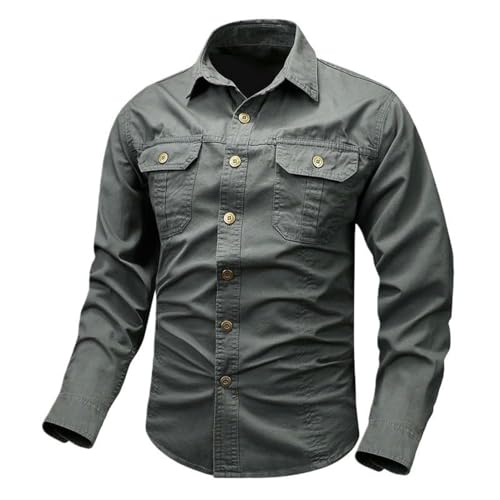 Chemise de travail en coton ample homme pour bouger librement chaque jour
