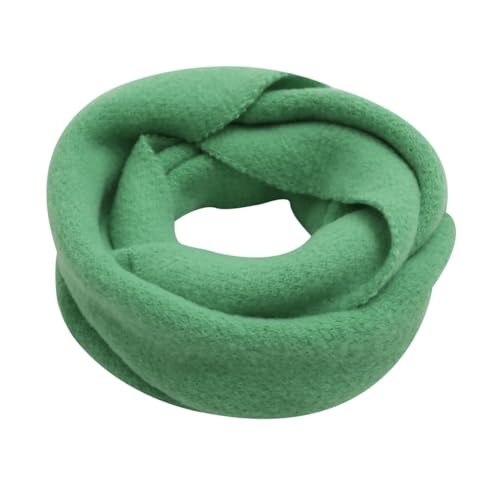 FASHION YOU WANT Damen Loopschal Strickschal Schlauchschal Schal Feinstrick einfarbig Rundschal (grün)