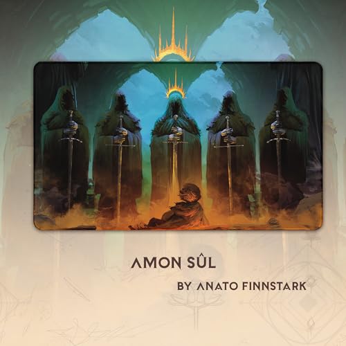 image for Paramint Amon Sûl (Stitched) - MTG Playmat by Anato Finnstark, LOTR L