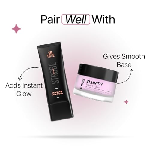 Image of Sotrue Blurify Filter Face Primer | Instantly Blurs Fine Lines, Wrinkles & Pores | Hydrating, Lightweight & Non-Sticky | For Flawless & Smooth Makeup Base | Cruelty-Free - 15gm (Pack of 2)