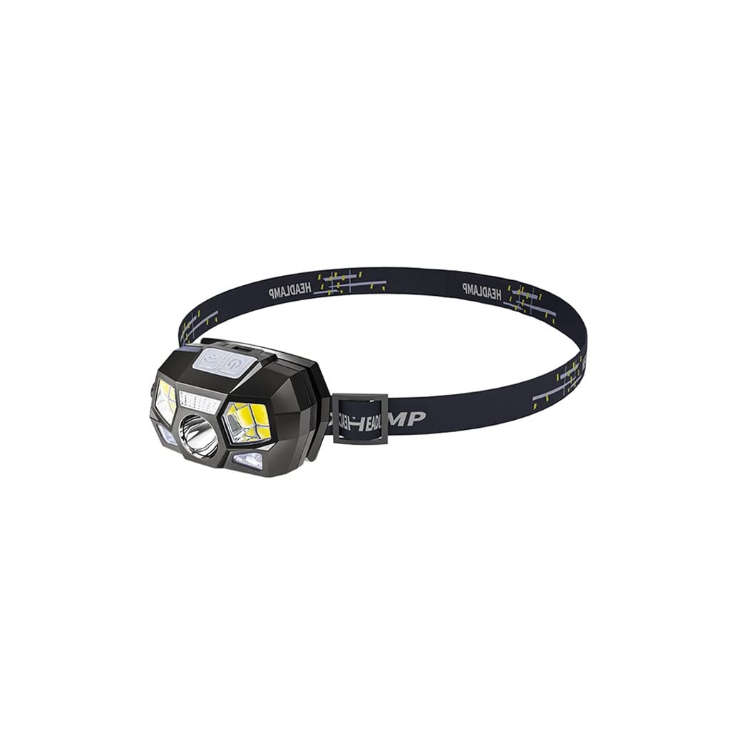 OYYMTE Led Induction Headlight Strong Light Charging Head-Mounted Ultra-Light Trumpet Night Fishing Special Flashlight Outdoor