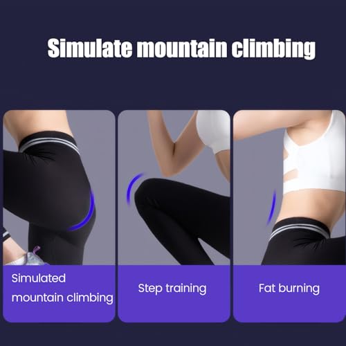 Image of Commercial Stair Climber Machine -Shock-Absorbing, 9-Level Resistance, Wide Non-Slip Steps, Quiet Cardio Exercise Equipment for Home and Gym (Tracks Heart Rate, Time, Speed, Calories)