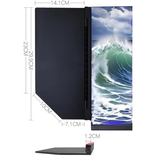 Pare-soleil écran anti-reflets avec angle ajustable à 180 degrés - 3