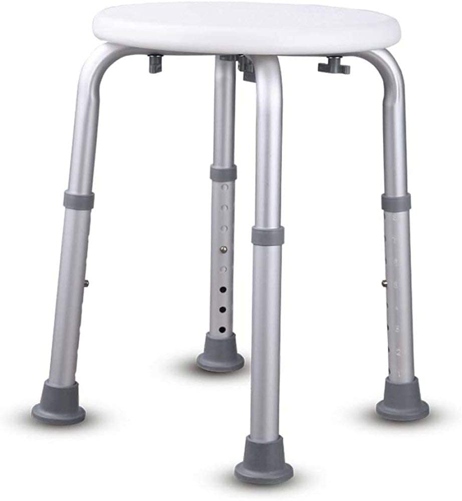 Tabouret de douche pour personnes âgées avec pieds réglables