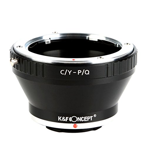 K&F Concept レンズマウントアダプター KF-CYQ (ヤシカ・コンタックスマウントレンズ → ペンタックスQマウント変換)
