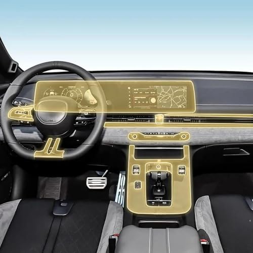 Protection film PPF console Trumpchi EMPOW55 2024 TPU anti-rayures habitacle