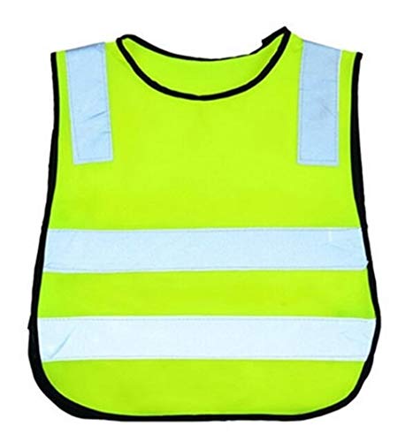 Chaleco reflectante，Chaleco de alta visibilidad，Fluo niños naranja amarillo de alta visibilidad pupila niños tráfico reflectante de seguridad chaleco for los niños ir a la escuela en bicicleta en ejec