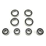 5334R Axle Carrier Bearings 6x13x5mm - 12x18x4mm BLK Traxxas E-REVO