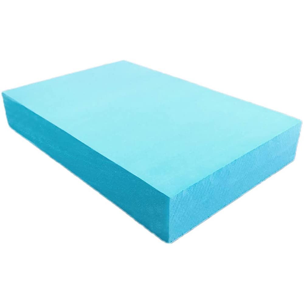Płyta styropianowa do majsterkowania i modelowania niebiesko-biała 30cm x 40cm 5cm(Blue)