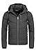 Produktbild Indicode Herren Circus Steppjacke in Daunenjacken-Optik | Winterjacke Übergangsjacke Black XXL