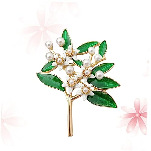 Broche fleur perle idée cadeau d'anniversaire chic pour femme