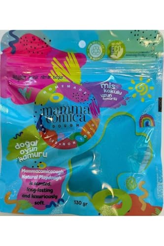 Doğal Oyun Hamuru - Mavi- Eco/Friendly Paket 130 g