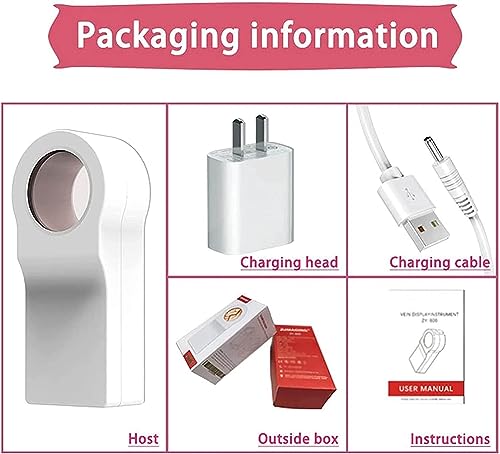 Visionneuse vasculaire portative rechargeable pour perfusion du dos de la main - 6