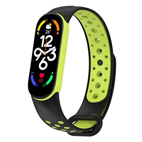 CeFurisy Pulseira de substituição de pulseira de silicone macio compatível com Xiaomi Mi Band 7 puls