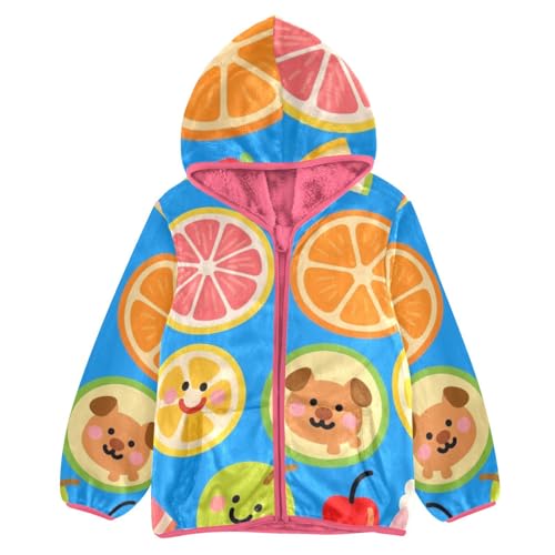 Fruit Sherpa Fleece Girls