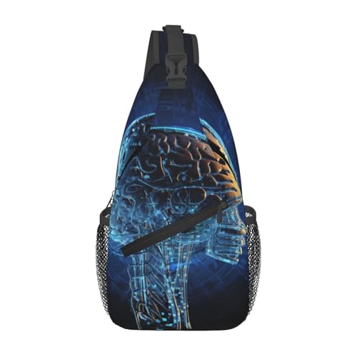 Bolso cruzado para hombre tipo bandolera negro miniatura 1