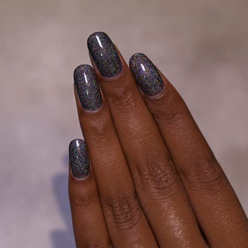 Image of ILNP Penthouse - Regal Dark Purple Ultra Holo Nail Polish