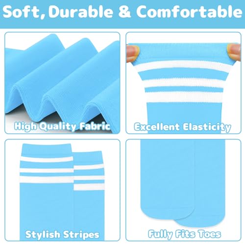 Image of Olreco 1 Pack Toddler Kids Youth Soccer Socks Girls Boys Baseball Socks Youth Knee High Softball Football Accessories Cotton