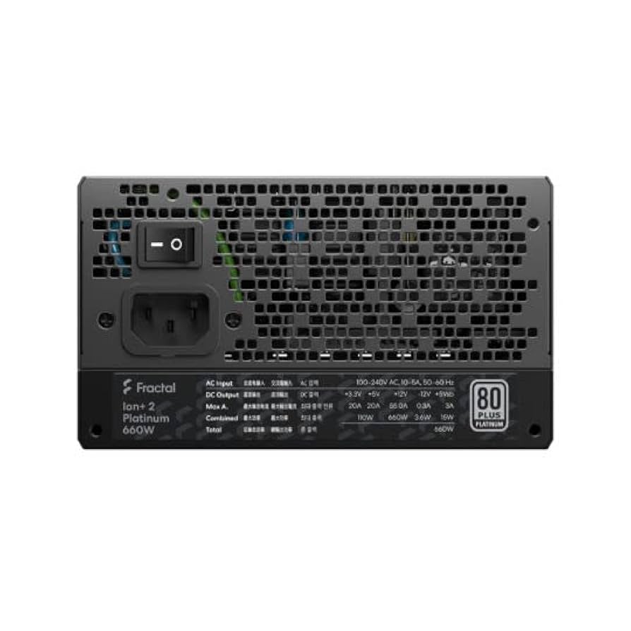 Amazon.com: Fractal Design Ion+ 2 Platinum 660W 80 Plus