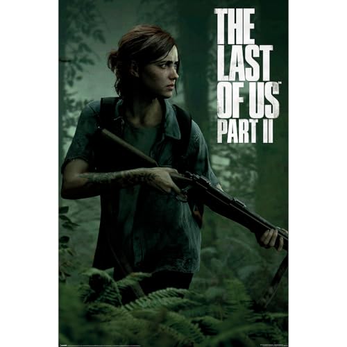 Pyramid International Póster de The Last Of Us Part 2 (Ellie) 61 cm x 91 cm, enmarcado, tamaño único