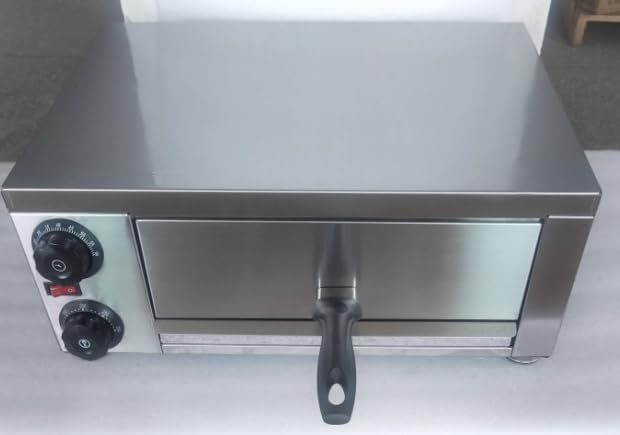 Electric Pizza Oven, Grilled steak, baked with Timer Stainless Steel Pizza Baker, Indoor, Countertop, Commercial pizza maker, for Home Pizza Cooker, 50-340℃