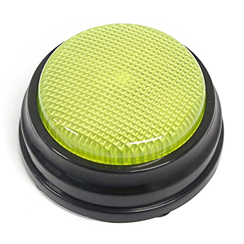 Botón de conversación grabable con función LED, interactivo entre padres e hijos, educación del idioma infantil, fonógrafo, plástico ABS, tamaño pequeño, fácil de llevar, unisex, volumen de 80 dB