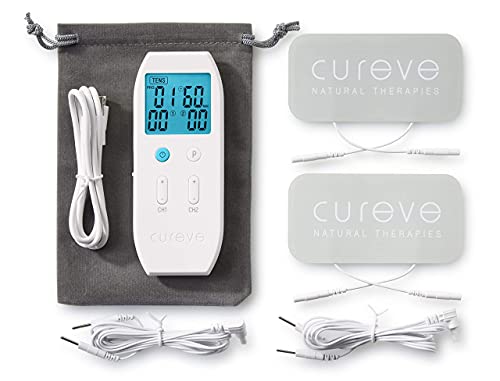 Cureve TENS + EMS Unit Combination Pain Relief System and Muscle Stimulator - Professional, Rechargeable, Portable and Powerful - Image 6