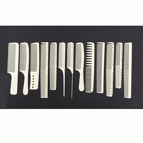 Set de 13 peines de peluquería resistentes al calor miniatura 2