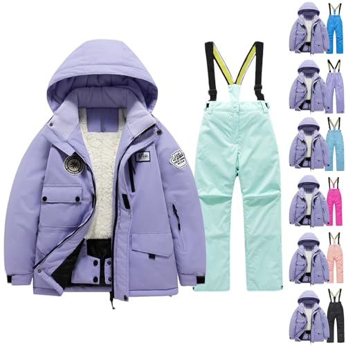 Betadog Snow Suit for Kids Girls Boys Snowsuits Winter Ski Cute Clothes Windproof Warm Outdoor Overalls