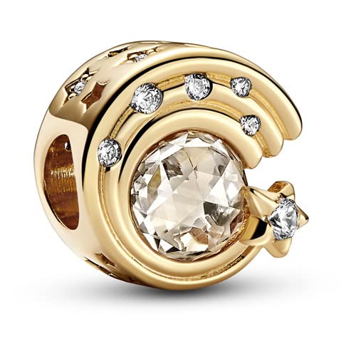 PANDORASparkling Shooting Star Charm Bracelet Charm Moments Bracelets - Stunning Women's Jewelry - Gift for Women in Your Life - Made Shine & Cubic Zirconia