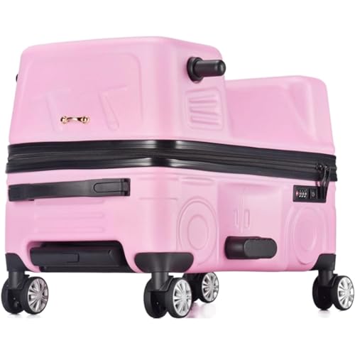 Creative Riding Suitcases with 360° Universal Wheels Carry On Luggage for Kids Portable Travel Trolley Case Car Shape - Main Image