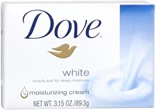 White Moisturizing Cream Beauty Bar for Unisex By Dove, 3.15 Ounce (Pack of 5)