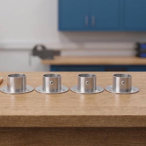 Bases de anclaje con brida para postes Healeved ideales para terrazas y vallas de jardín 5